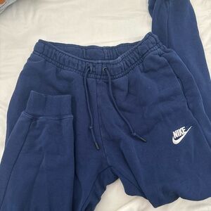 Nike Navy Blue Fleece Sweatpants